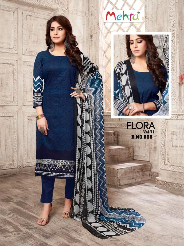 Mehta Flora Vol-71 Cotton Designer Exclusive Dress Material